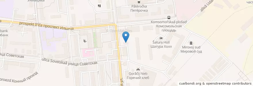 Mapa de ubicacion de Гараж en Rusya Federasyonu, Центральный Федеральный Округ, Московская Область, Городской Округ Шатура.