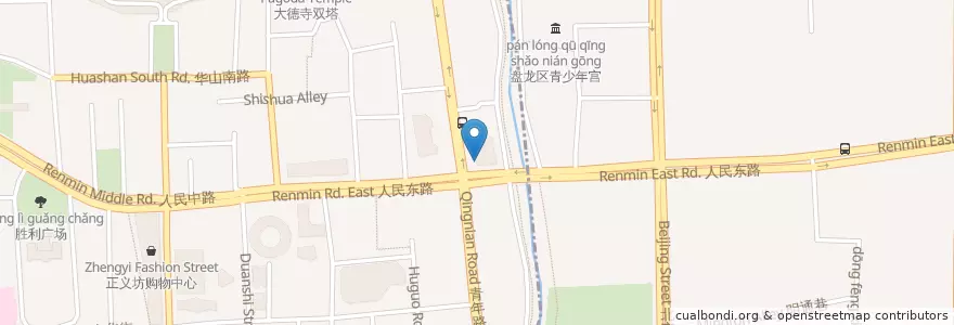 Mapa de ubicacion de McDonald's en China, Yunan, 昆明市, 五华区, 护国街道.