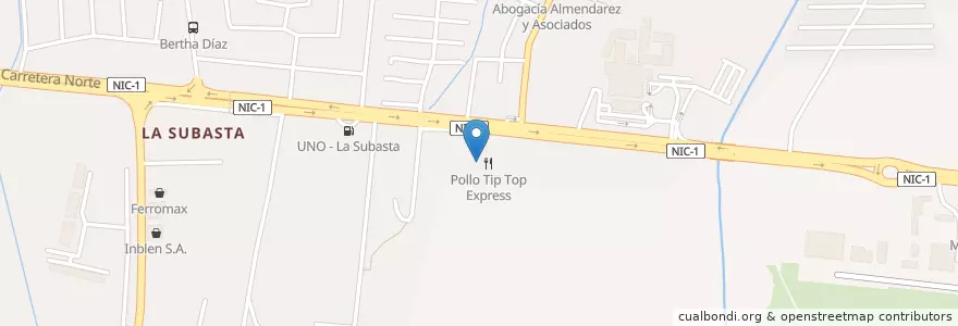 Mapa de ubicacion de Farmacia Xolotlán en Nicarágua, Departamento De Managua, Managua (Municipio).