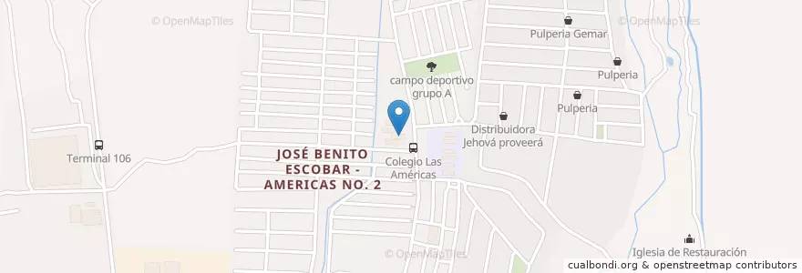 Mapa de ubicacion de Centro de Salud Roger Osorio en 尼加拉瓜, Departamento De Managua, Managua (Municipio).