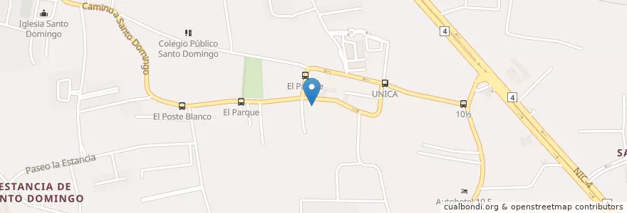 Mapa de ubicacion de Restaurante El Tamarindo en 니카라과, Departamento De Managua, Managua (Municipio).