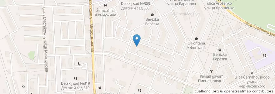 Mapa de ubicacion de Салюта en Rusia, Приволжский Федеральный Округ, Óblast De Nizhni Nóvgorod, Городской Округ Нижний Новгород.
