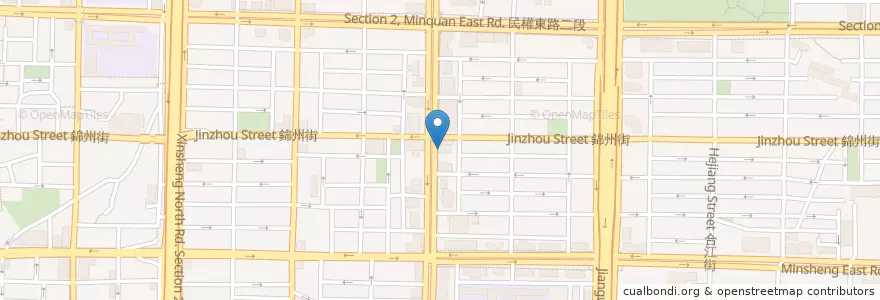 Mapa de ubicacion de 水問蔬食園 en 臺灣, 新北市, 臺北市, 中山區.