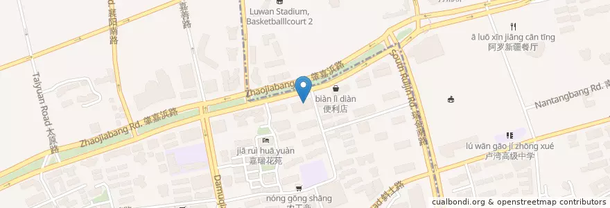 Mapa de ubicacion de 上海浦东发展银行 en چین, شانگهای, 徐汇区.
