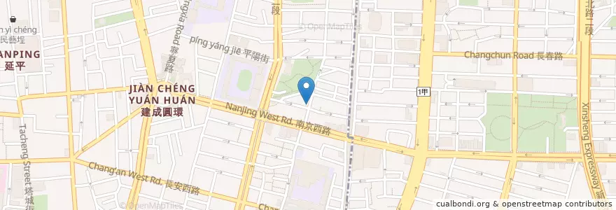 Mapa de ubicacion de 赤峰街排骨飯 en Taiwan, Neu-Taipeh, Taipeh, Datong.