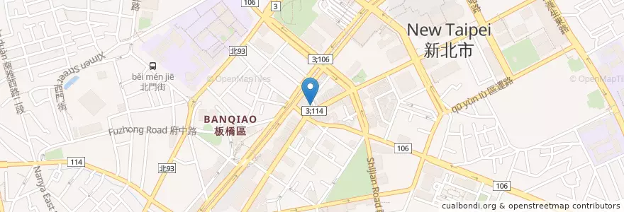 Mapa de ubicacion de 遠興婦產科診所 en Taiwan, Neu-Taipeh, Banqiao.
