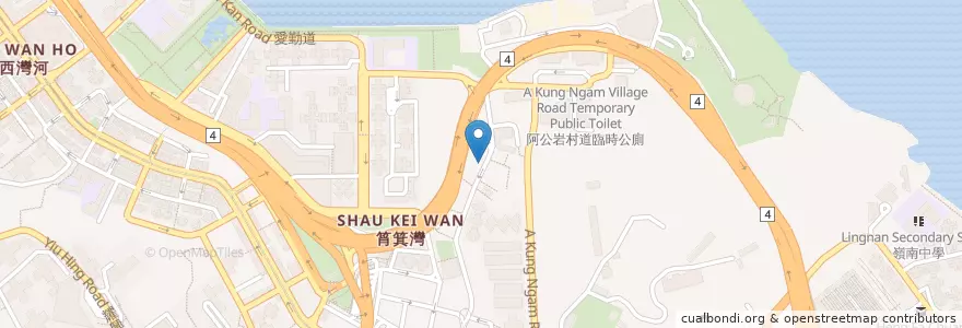 Mapa de ubicacion de 王林記 Wong Lam Kee en China, Guangdong, Hong Kong, Pulau Hong Kong, Wilayah Baru, 東區 Eastern District.