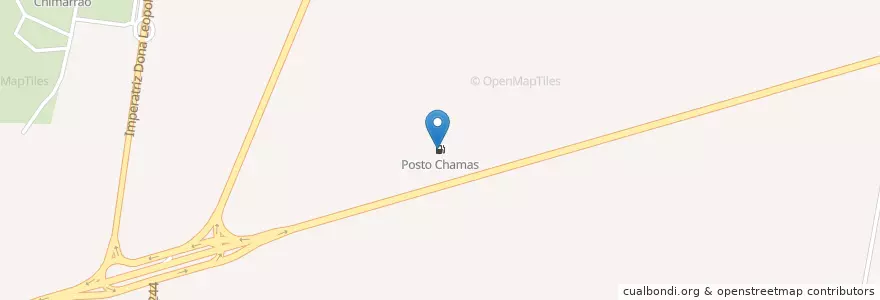 Mapa de ubicacion de Posto Chama en ブラジル, 南部地域, リオグランデ・ド・スル, Região Geográfica Intermediária De Santa Cruz Do Sul - Lajeado, Região Geográfica Imediata De Santa Cruz Do Sul, Venâncio Aires.