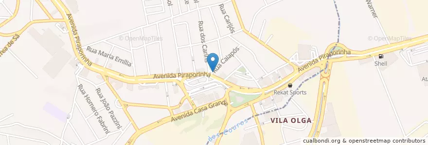 Mapa de ubicacion de AGF Praça Piraporinha en برزیل, منطقه جنوب شرقی برزیل, سائوپائولو, Região Geográfica Intermediária De São Paulo, Região Metropolitana De São Paulo, Região Imediata De São Paulo, Diadema, São Bernardo Do Campo.