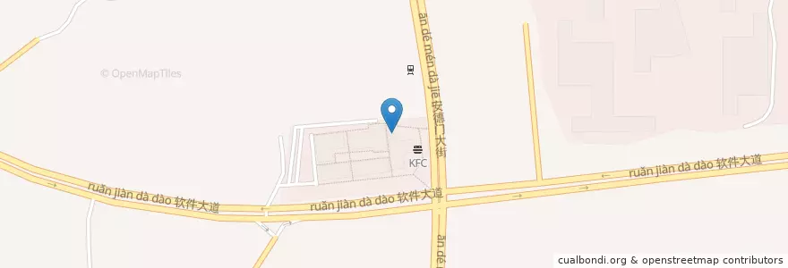 Mapa de ubicacion de 蘑煮坊 en 中国, 江苏省, 南京市, 雨花台区.