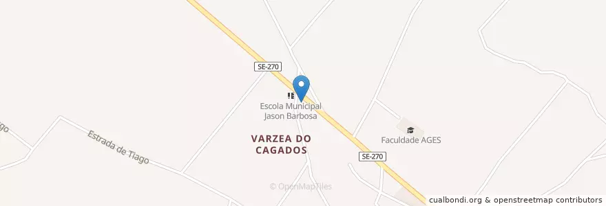 Mapa de ubicacion de Confraria Paulistano en برزیل, منطقه شمال شرقی برزیل, سرژیپه, Região Geográfica Intermediária De Itabaiana, Microrregião Do Centro Sul Sergipano, Lagarto.