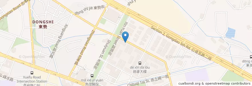 Mapa de ubicacion de 華陽中醫診所 en 臺灣, 臺灣省, 新竹市, 東區.