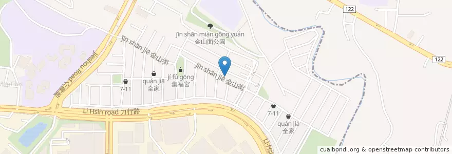 Mapa de ubicacion de 第一香焿 en 臺灣, 臺灣省, 新竹市, 東區.