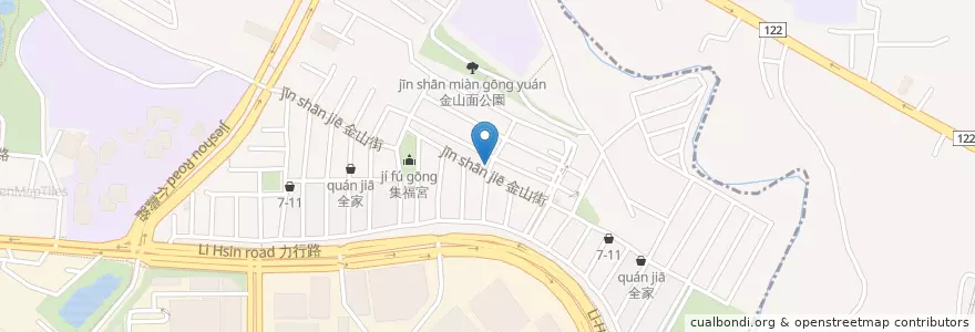 Mapa de ubicacion de 新明牛肉 en 台湾, 台湾省, 新竹市, 東区.
