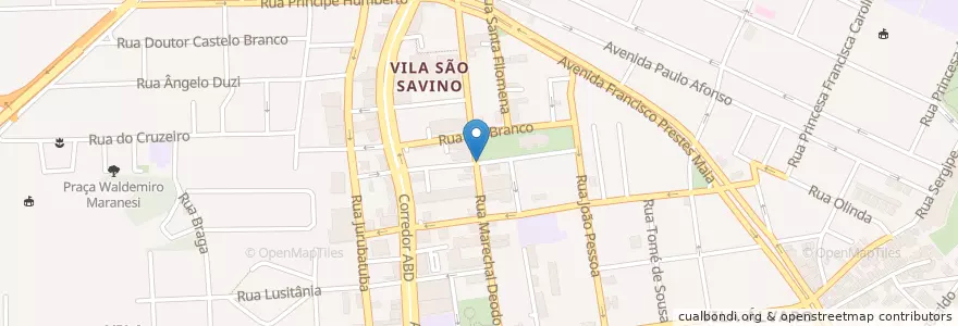 Mapa de ubicacion de Ponto 01 en البَرَازِيل, المنطقة الجنوبية الشرقية, ساو باولو, Região Geográfica Intermediária De São Paulo, Região Metropolitana De São Paulo, Região Imediata De São Paulo, São Bernardo Do Campo.