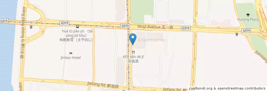 Mapa de ubicacion de McDonald's en 中国, 湖南省, 长沙市 / Changsha.