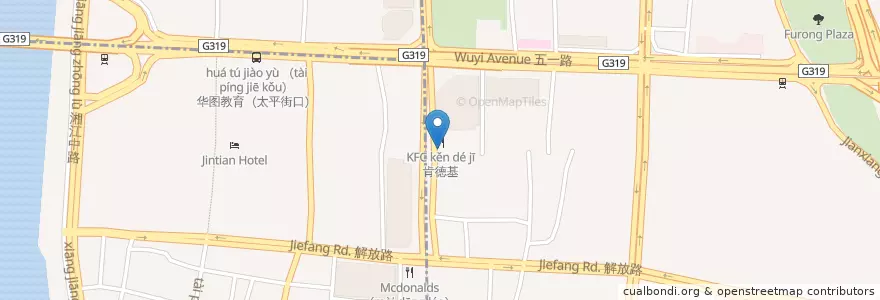 Mapa de ubicacion de Häagen-Dazs en چین, هونان, 长沙市 / Changsha.