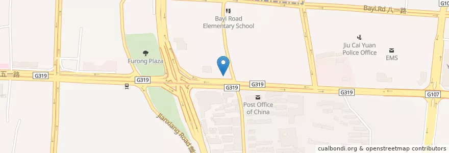 Mapa de ubicacion de Bank of Communication en China, Hunan, 长沙市 / Changsha, 芙蓉区 (Furong).