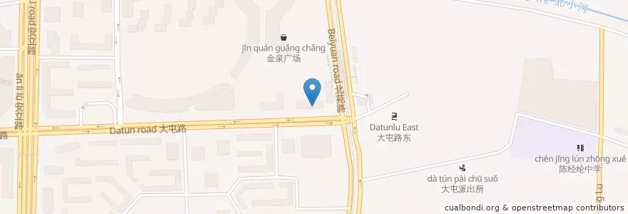 Mapa de ubicacion de 沙县小吃 en چین, پکن, هبئی, 朝阳区 / Chaoyang.