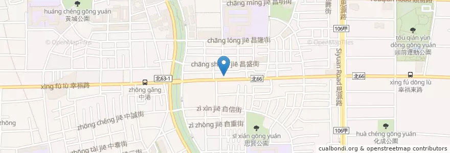 Mapa de ubicacion de 許文政牙醫 en Taiwan, Nuova Taipei, Distretto Di Xinzhuang.