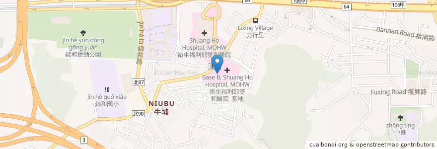Mapa de ubicacion de Zhonghe en Taiwan, Neu-Taipeh, Zhonghe.