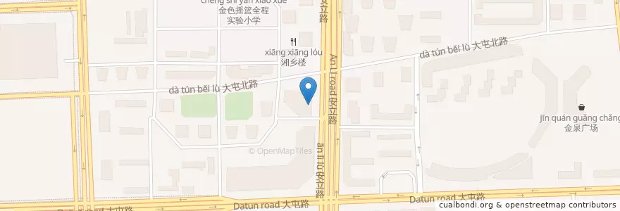 Mapa de ubicacion de McDonald's en China, Beijing, Hebei, Chaoyang District.