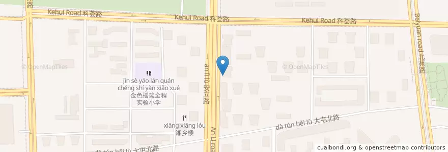Mapa de ubicacion de 上岛咖啡 en China, Pequim, Hebei, 朝阳区 / Chaoyang.