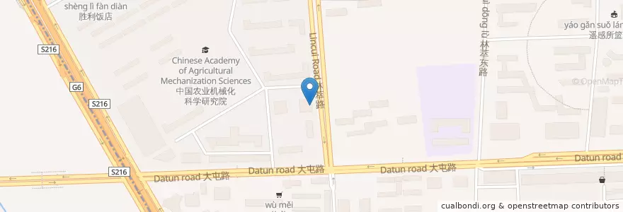 Mapa de ubicacion de 浦东发展银行 en China, Beijing, Hebei, Chaoyang District.
