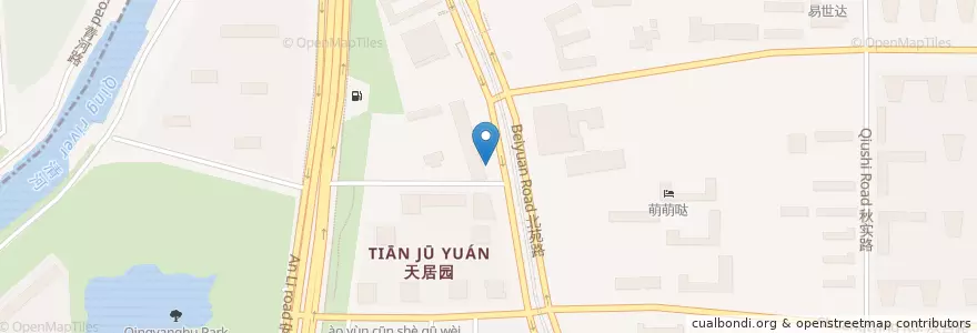 Mapa de ubicacion de 招商银行 en China, Peking, Hebei, 朝阳区 / Chaoyang.