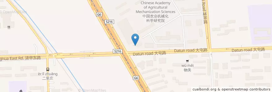Mapa de ubicacion de 工商银行 en 중국, 베이징시, 허베이성, 朝阳区 / Chaoyang.