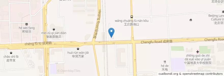 Mapa de ubicacion de 嘉和一品粥 en China, Beijing, Hebei, Haidian District.