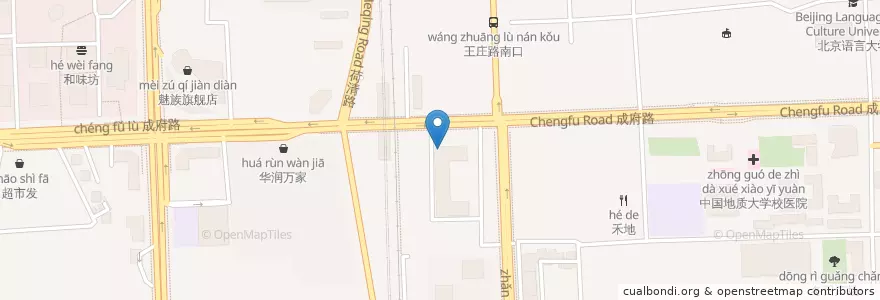 Mapa de ubicacion de 星巴克 en Chine, Pékin, Hebei, 海淀区.