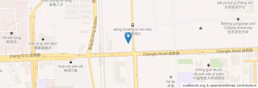 Mapa de ubicacion de 工商银行 en China, Beijing, Hebei, Haidian District.