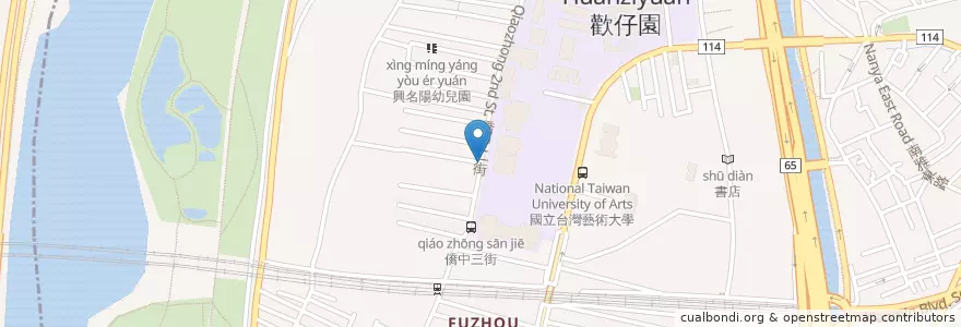 Mapa de ubicacion de 三寶大腸麵線 en تايوان, تايبيه الجديدة, 板橋區.
