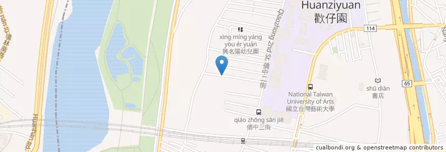 Mapa de ubicacion de 停車場 en Tayvan, 新北市, 板橋區.