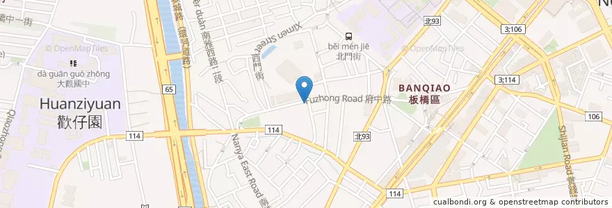 Mapa de ubicacion de 陳正忠小兒科診所 en Taiwan, Nuova Taipei, Distretto Di Banqiao.