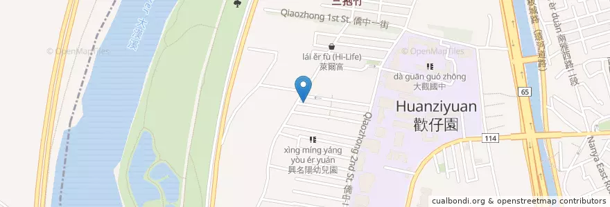 Mapa de ubicacion de 佳佳幼稚園 en Taiwan, Nuova Taipei, Distretto Di Banqiao.
