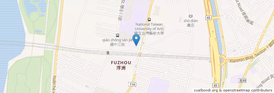 Mapa de ubicacion de 杰昌廣告 en 臺灣, 新北市, 板橋區.
