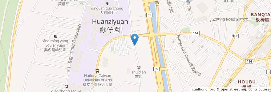 Mapa de ubicacion de 和子鍋燒 en تایوان, 新北市, 板橋區.