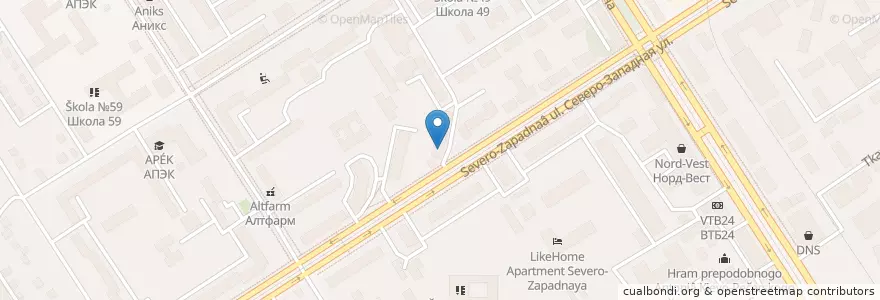 Mapa de ubicacion de Sberbank en Russia, Siberian Federal District, Altai Krai, Городской Округ Барнаул.