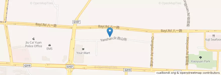 Mapa de ubicacion de 常德鸭霸王 en China, Hunan, 长沙市 / Changsha, 芙蓉区 (Furong).