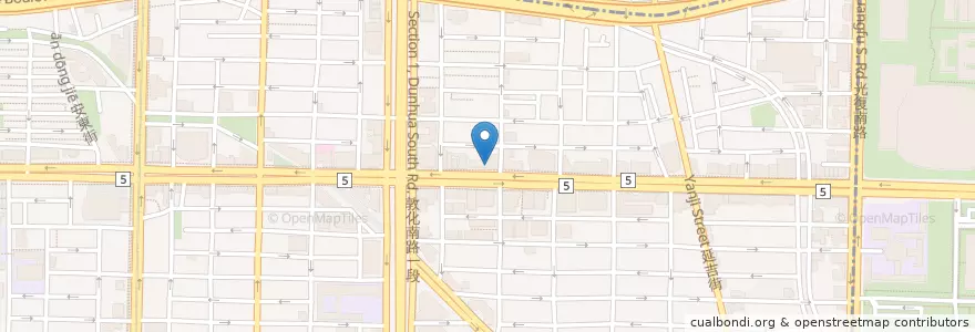Mapa de ubicacion de 溫野菜日本涮涮鍋專門店 en تایوان, 新北市, تایپه, 大安區.
