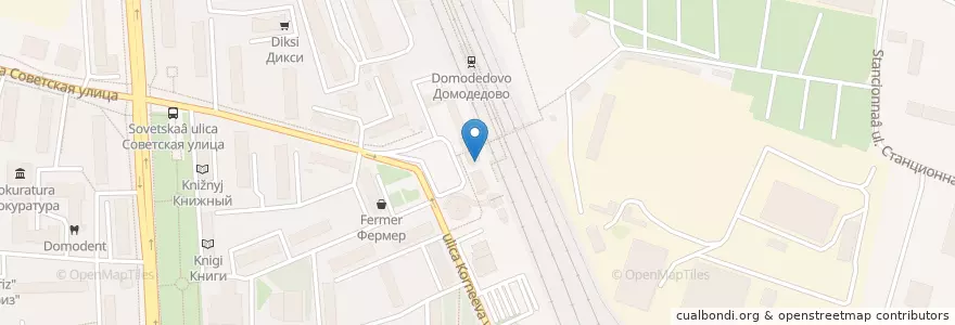 Mapa de ubicacion de Vauxhall en 俄罗斯/俄羅斯, Центральный Федеральный Округ, 莫斯科州, Городской Округ Домодедово.