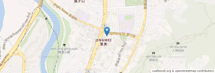 Mapa de ubicacion de 孫東寶台式平價牛排 en تايوان, تايبيه الجديدة, تايبيه, 文山區.