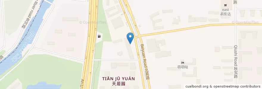 Mapa de ubicacion de 北京京顺医院 en Cina, Pechino, Hebei, 朝阳区 / Chaoyang.