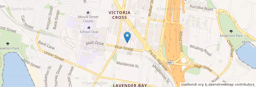 Mapa de ubicacion de Quality Dental en استرالیا, New South Wales, North Sydney Council, Sydney.