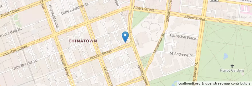 Mapa de ubicacion de Sushi Masa en Australia, Victoria, City Of Melbourne.