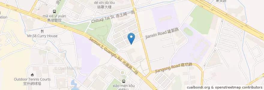 Mapa de ubicacion de 小太陽耳鼻喉專科 en Taïwan, Province De Taïwan, Hsinchu, 東區.