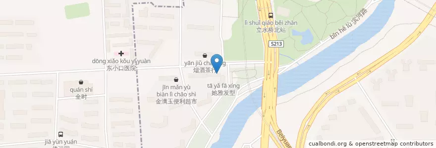 Mapa de ubicacion de 交通银行 en China, Pequim, Hebei, 朝阳区 / Chaoyang.