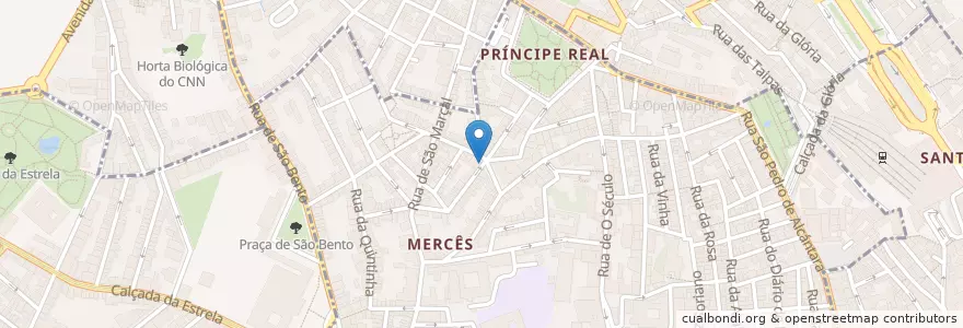 Mapa de ubicacion de A Padaria Beira Tejo en Portugal, Área Metropolitana De Lisboa, Lisboa, Grande Lisboa, Lisboa, Misericórdia.